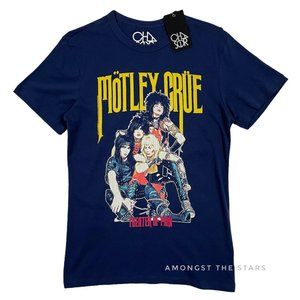 Chaser Motley Crue Theater Of Pain Blue Band T-Shirt